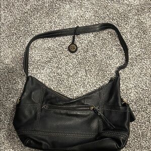 The Sak Black Leather Shoulder Bag